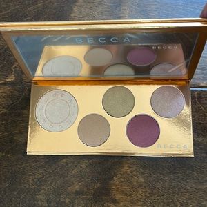 NIB BECCA Pop Goes the Glow Champagne Pop Face & Eye Palette Exclusive Shades